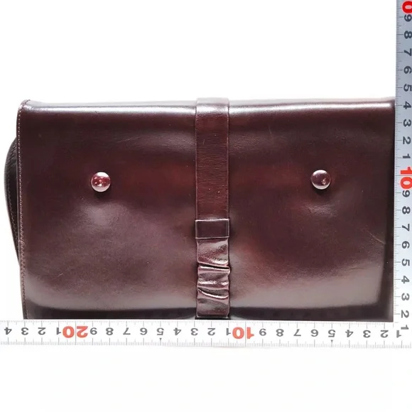 CELINE Shoulder Bag Brown Leather - Picture 4 of 12